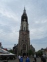 Nieuwe Kerk with three different types of brick in the tower